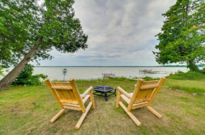 Lakefront Michigan Abode with Deck and Fire Pit!